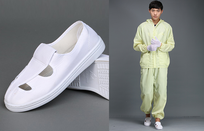 防靜電工作服和無(wú)塵鞋