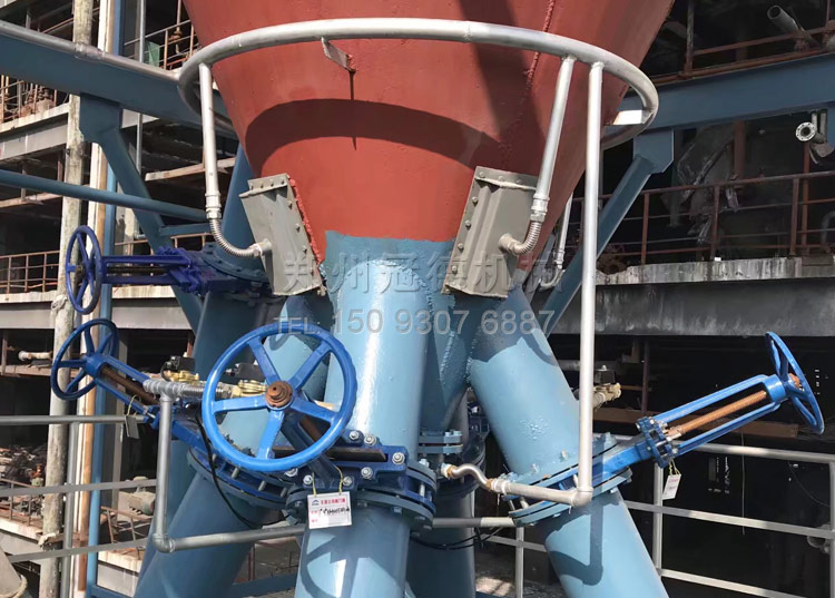 冠德灰斗氣化板安裝現場圖